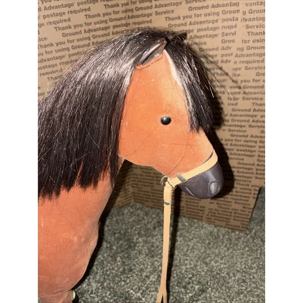 18 In American Girl Brown Bay Horse with Bridle Vintage